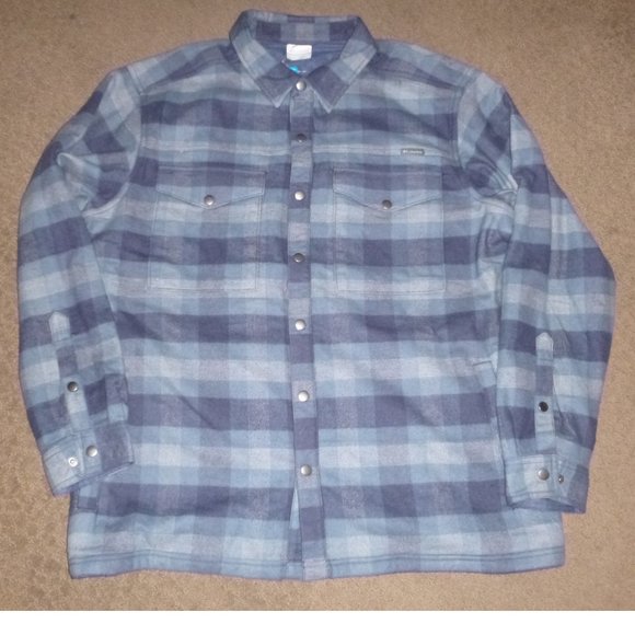 Mens Columbia Buffalo Bluff Flannel 